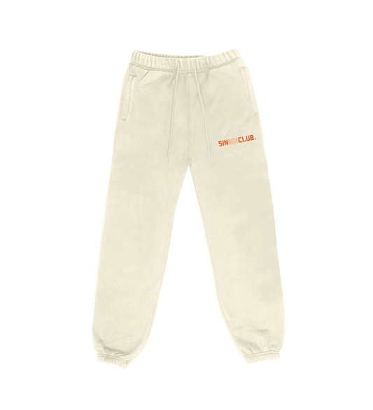 Center Sweat Pants, Cream